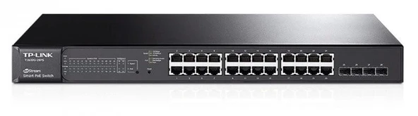 Tp-lınk Omada Tl-sg2428p 24 Port Gıgabıt+ 4xgıgabıt Sfp Uplınk 250w Poe Yönetilebilir Rackmount Swıtch ürün görseli 1