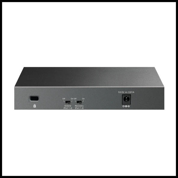 Tp-lınk Ls106lp, Green Tech, 6 Port, Megabit, 4 Port Poe 41w, Metal Kasa, Yönetilemez, Masaüstü Switch - Resim 2