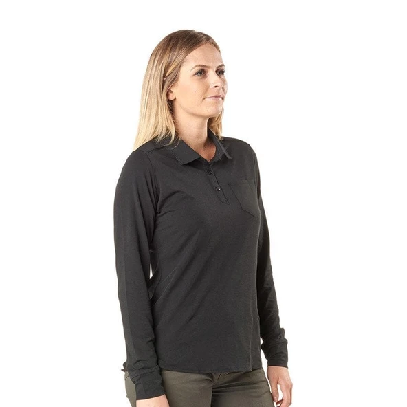 5.11 WM ENYO L/S TOP T-SHIRT M BEDEN SİYAH - Resim 6