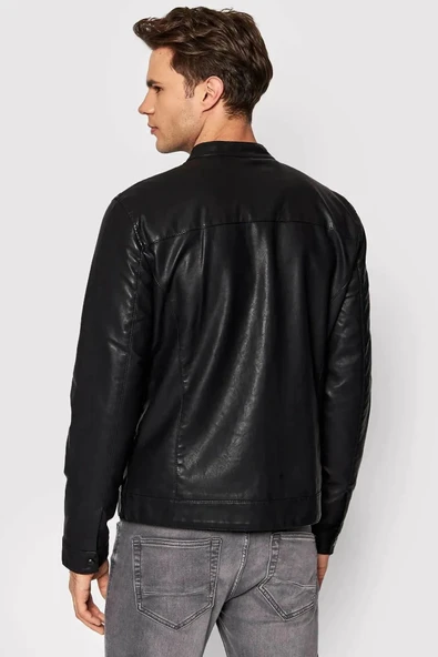 22012339 ONSMIKE PU RACER JACKET OTW VD - Resim 9