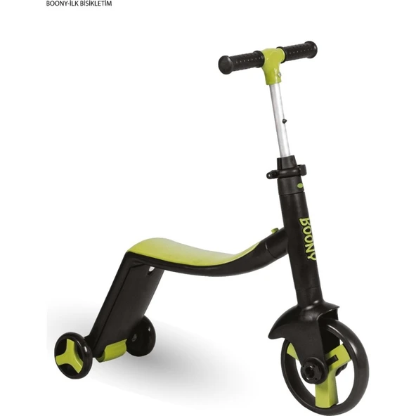 Boony Yeşil Çocuk Scooter-Bisiklet 1 Ürün 3 Özellik 50 kg Taşıma Kapasiteli - Resim 2