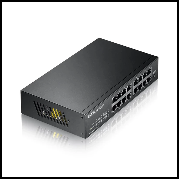 Zyxel Gs1100-16 V3, 16 Port, Gigabit, Yönetilemez, Masaüstü Switch - Resim 2