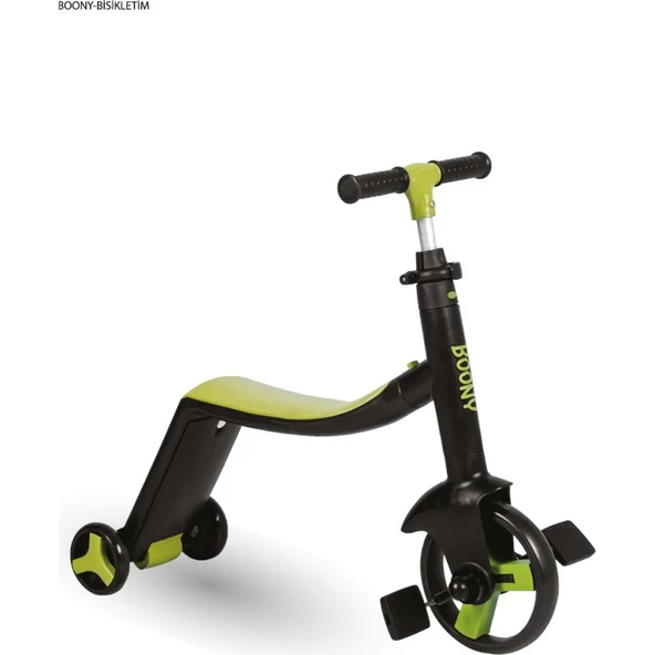 Boony Yeşil Çocuk Scooter-Bisiklet 1 Ürün 3 Özellik 50 kg Taşıma Kapasiteli - Resim 3