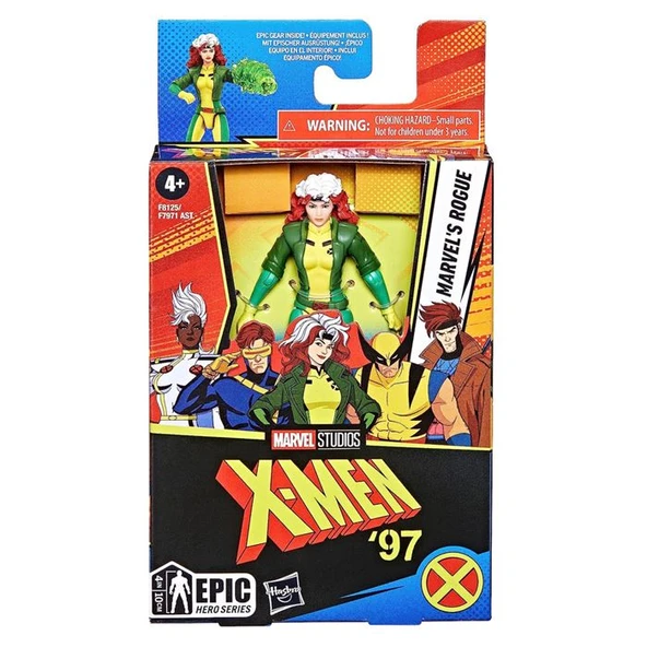 Marvel X Men 97 Epic Hero Serisi Figür 10 cm F7971 F8125 Marvels Rogue - Resim 4