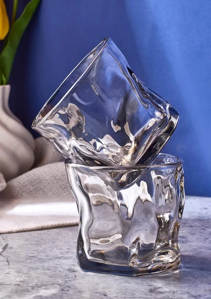 Piero Fume Cam Bardak - 2li Set, 200 ML - Resim 3