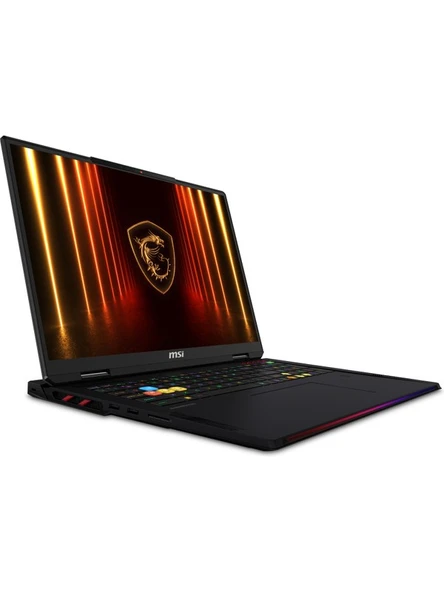 MSI RAIDER A18 HX A9WIG-092TR AMD Ryzen 9 9955HX3D 64GB 2TB SSD GeForce RTX5080 Windows 11 Home 18" UHD+ Taşınabilir Bilgisayar - Resim 2