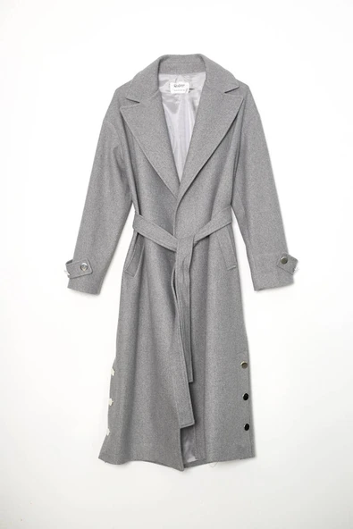 KADIN GOLD DÜGMELİ KABAN - Resim 6