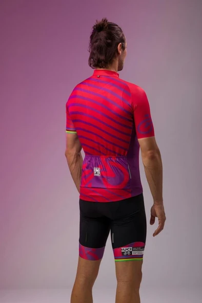 Santini UCI Road World Championships Wollongong Erkek Bisiklet Forması EC94075CKEVOWL1 - Resim 8