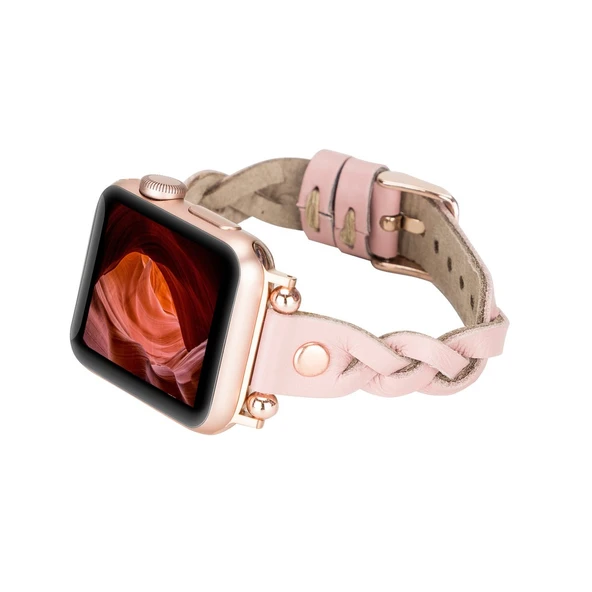 Apple Watch Uyumlu Deri Kordon Wanda 38-40-41mm RT NU2 - Resim 2