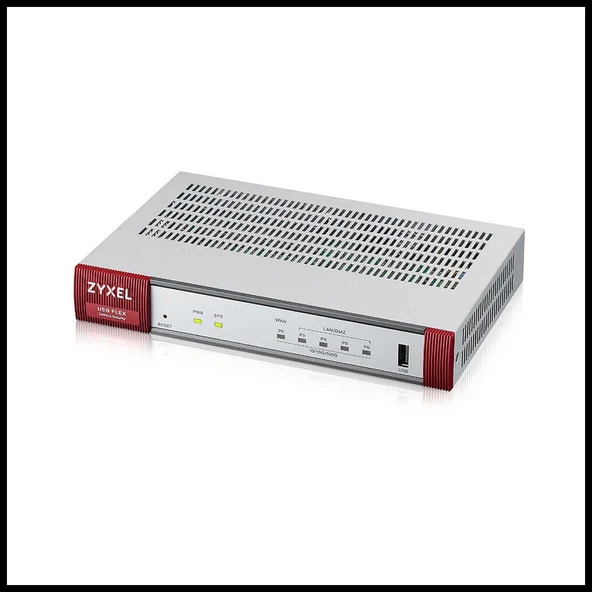 Zyxel Zywall Usg Flex100, Firewall Cihazı, +1 Yıllık Lisans Dahil (50 Kullanıcı) - Resim 2