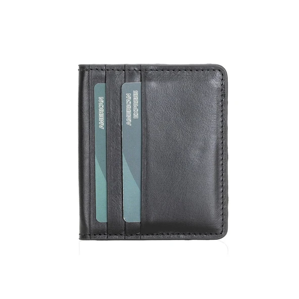 Robin Deri Kartlık Cüzdan RST1 Siyah - Resim 3