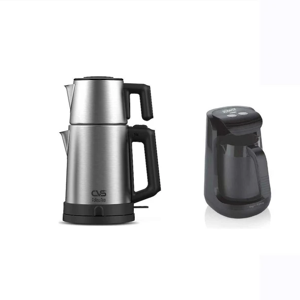 Çay Makinesi Çelik C v s ve Schafer Türk Kahve Makinesi ürün görseli