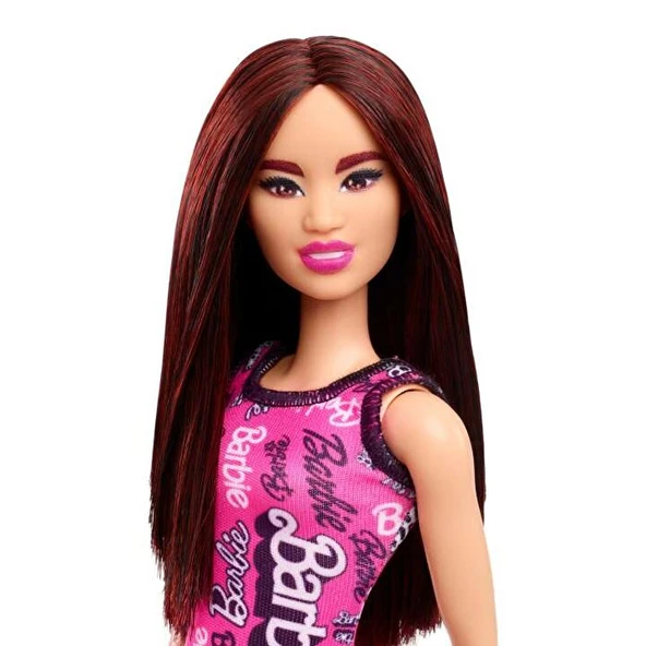 Barbie Şık Barbie Çiçekli Elbise T7439 HRH10 - Resim 3