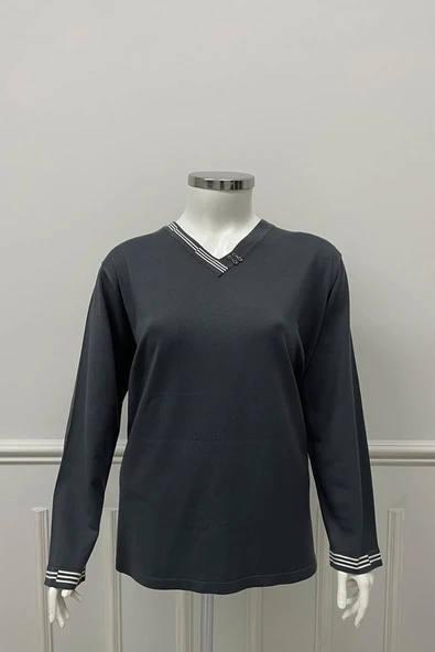 4826 BELGİN TRİKO BLUZ BATTAL ürün görseli