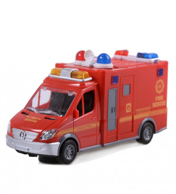 Gerçekçi Tasarım, Full Fonksiyon Sesli-Işıklı İtfaiye - 3