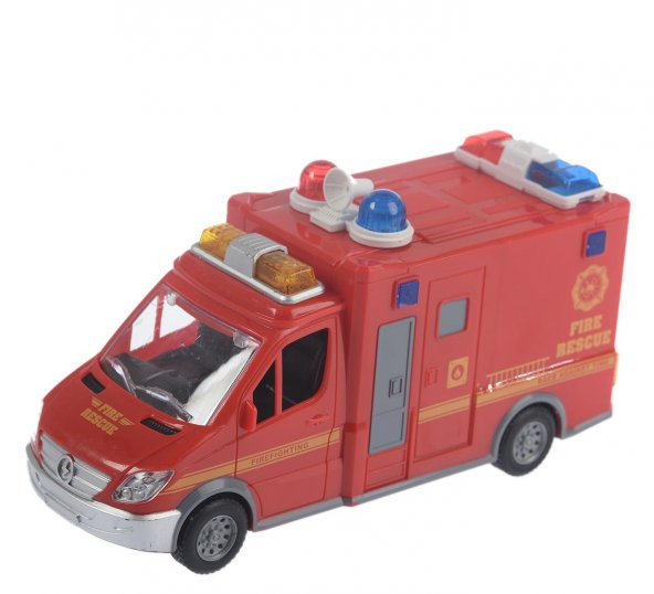 Gerçekçi Tasarım, Full Fonksiyon Sesli-Işıklı İtfaiye - 5