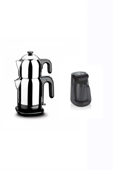 Korkmaz Çelik Çay Makinesi Ve Schafer Türk Kahve Makinesi ürün görseli