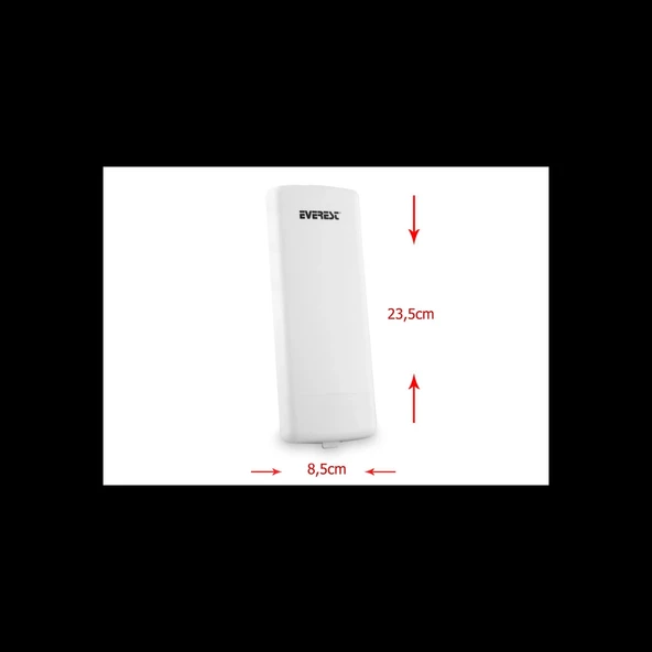Everest Ewn-220poe, 300mbps, 5ghz Wifi, 10dbi Anten, 5km Menzil, Noktadan Noktaya, Dış Mekan, Access Point Cpe - Resim 4