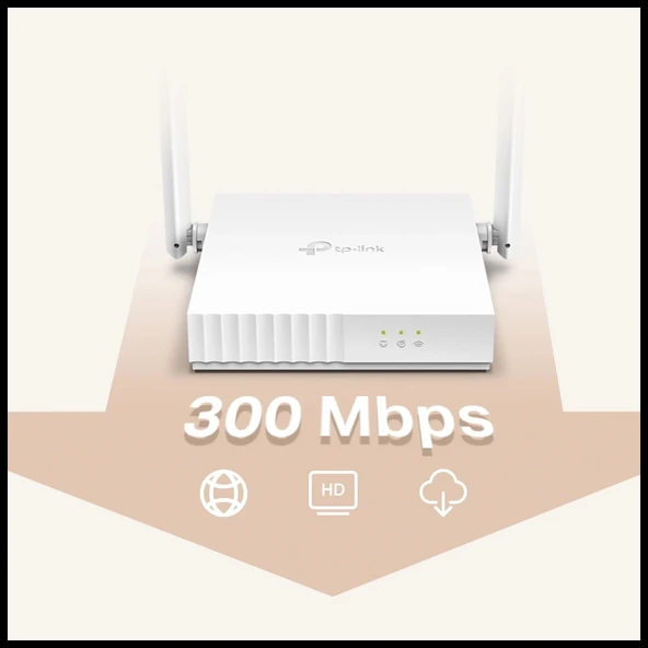 Tp-lınk Tl-wr820n, 3port, 300mbps, 2.4ghz Wifi, Masaüstü, Megabit, Router, Access Point, Range Extender - Resim 5