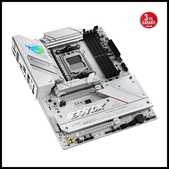 Asus Rog Strıx B850-a Gamıng Wıfı, 4xddr5, 4x M2, Hdmı, Dp, 2xtype-c, Wi-fi 7, Bluetooth V5.4, Am5 Soket Gamıng Anakart - 3