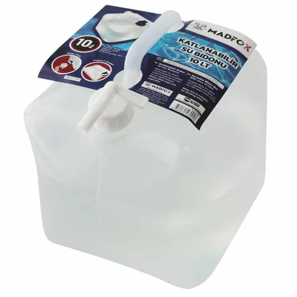 Madfox Katlanır Su Bidonu 10 Lt ürün görseli 1