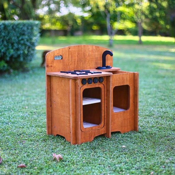 MANDU Ahşap Çocuk Dış Mekan Mutfak ürün görseli 1