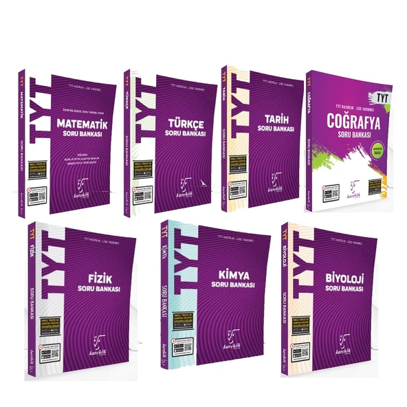 Karekök TYT Soru Bankası Seti 7 Kitap ürün görseli 1