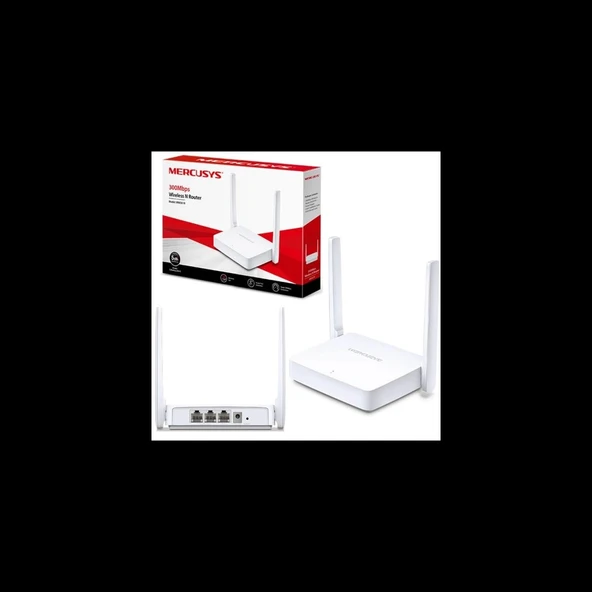 Mercusys Mw301r, 3port, 300mbps, 2.4ghz Wifi, Masaüstü, Megabit, Router - Resim 5