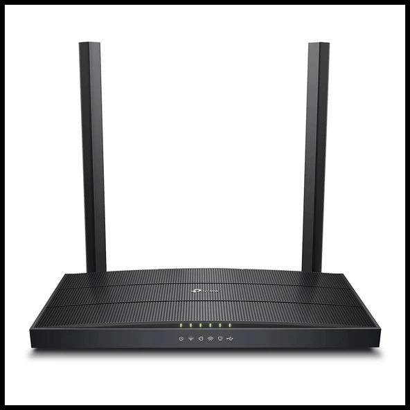 Tp-lınk Archer Vr400 V3, Ac1200, 4 Port, Dual Band Wifi, 1200mbps, 2×anten, 3g-4g Usb Desteği, Vdsl2, Adsl2+ Modem ürün görseli