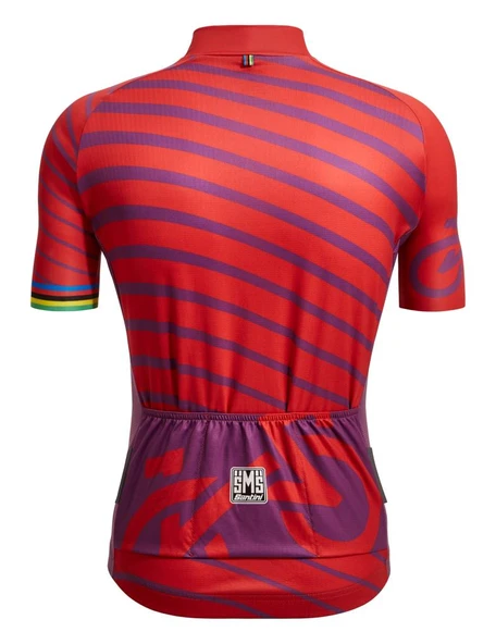 Santini UCI Road World Championships Wollongong Erkek Bisiklet Forması EC94075CKEVOWL1 - Resim 3