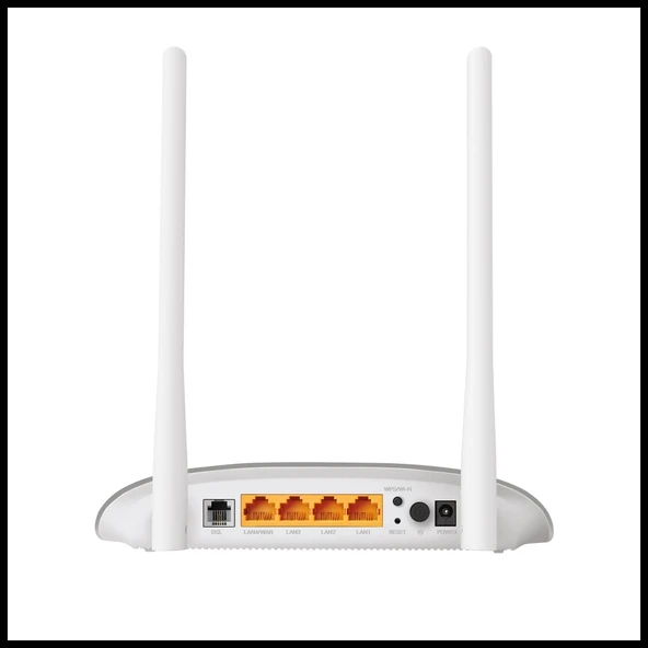 Tp-lınk Td-w9950, 4 Port, 2.4ghz Wifi, 300mbps, 2xanten, Vdsl2, Adsl2 Modem - Resim 2