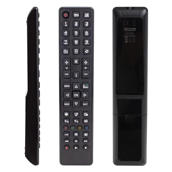 Vestel VES 203 RC1800 42PF906 50PF8175 - Toshiba 32L1334DG 40L1343DG Lcd-Led 3D'li Tv Kumandası ürün görseli 1