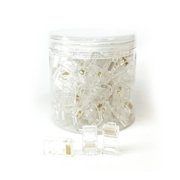 Powergate Pg-j02, Rj45, Yeni Nesil Utp Jac,  Cat6, (100lü Kutu) - Resim 2