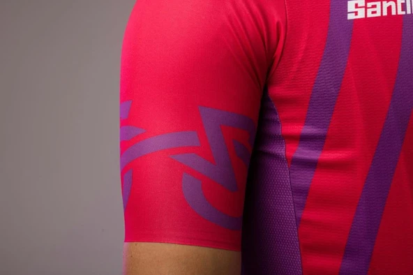 Santini UCI Road World Championships Wollongong Erkek Bisiklet Forması EC94075CKEVOWL1 - Resim 6