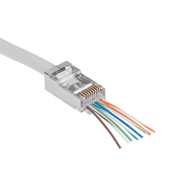 S-lınk Sl-cob24p, Rj45, Yeni Nesil Jac, Utp, Cat6, Metal (100lü Paket) - Resim 4