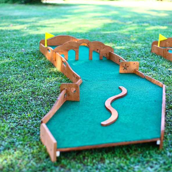 MANDU Ahşap Çocuk Mini Golf Seti - Resim 4