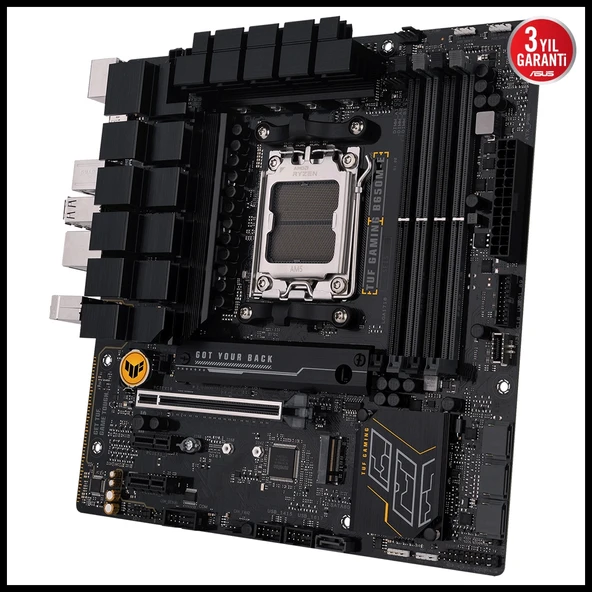 Asus Tuf Gamıng B650m-e, 4xddr5, 2x M.2, Hdmı, 2xdp, Type-c, Am5 Soket Gamıng Anakart - 3