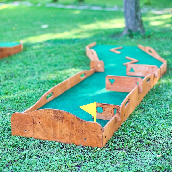 MANDU Ahşap Çocuk Mini Golf Seti - Resim 5