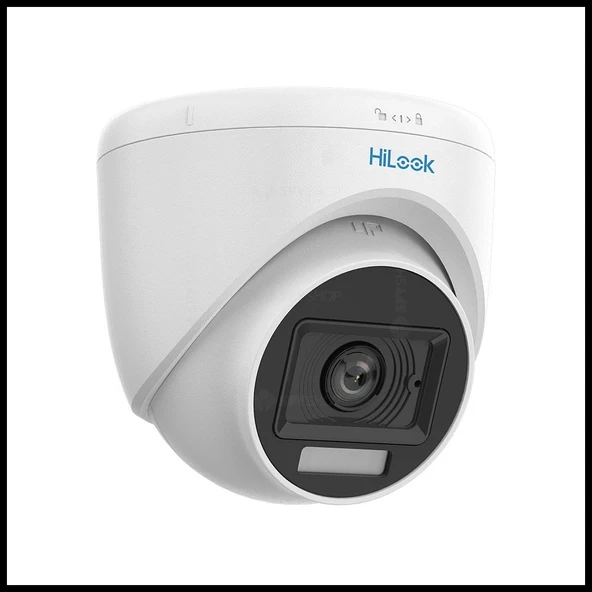 Hılook Thc-t129-lps, 2mpix, 2.8mm Lens, 20mt Gece Görüşü, Color Vu, Dahili Mikrofon, Dome Kamera ürün görseli