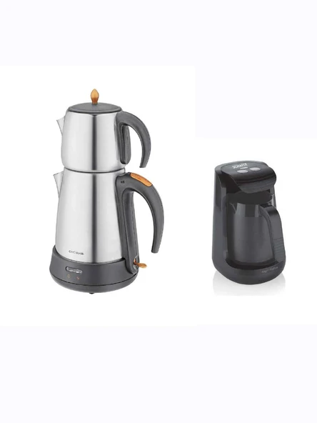 Elektrikli Çelik Çay Makinesi Ar Zum Ve Schafer Kahve Makinesi ürün görseli
