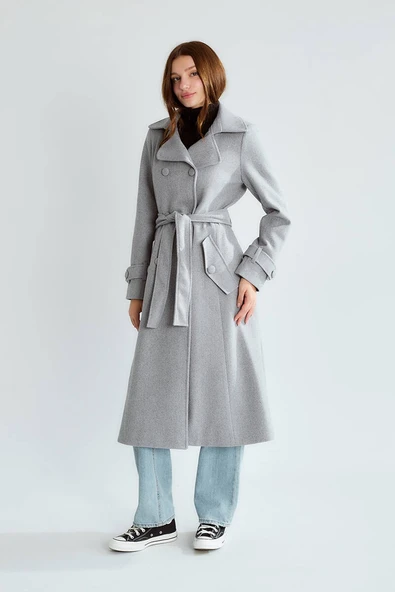 KADIN GOLD DÜGMELİ KABAN - Resim 11