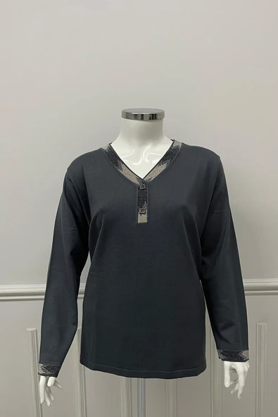 4825 BELGİN TRİKO BLUZ BATTAL ürün görseli