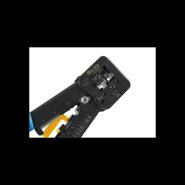 S-lınk Sl-830w, Rj45/rj11 İkili Pense,  Yeni Nesil Kablo Ucu Konnektör Sıkma Pensesi - Resim 3