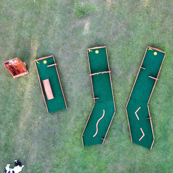 MANDU Ahşap Çocuk Mini Golf Seti - Resim 2