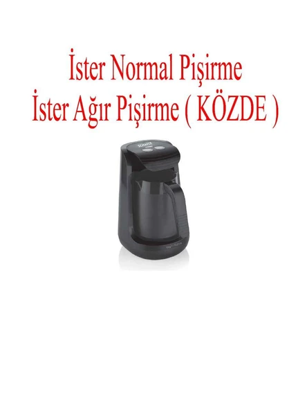 Çay Makinesi İnox Gövde Cam Demlik Al Tus ve Schafer Kahve Makinesi - Resim 4