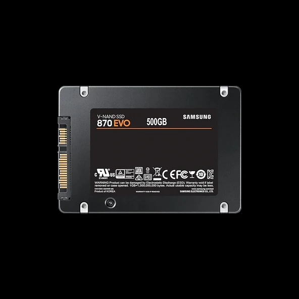 Samsung Mz-77e500bw, 870 Evo, 500gb, 560/530, 2,5" Sata, Ssd (türkiye Distribütörü Garantili) - 3