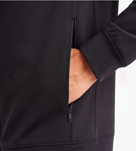 Lescon 25N-1117 Erkek Fermuarlı Kapüşonlu Sweatshirt - Resim 5