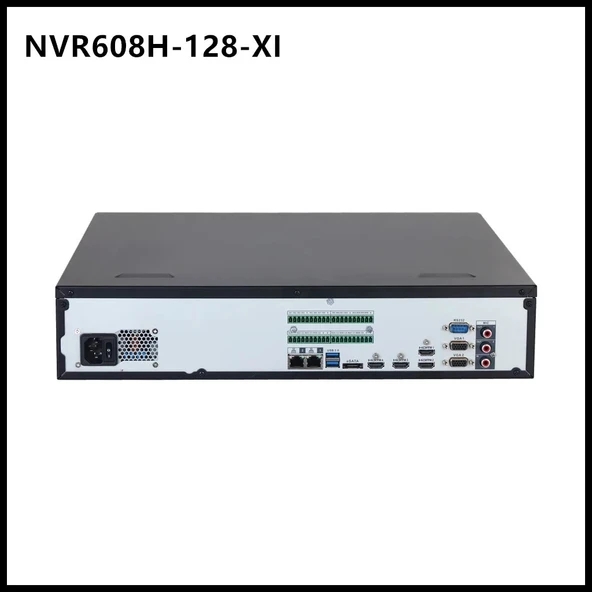 Dahua  Nvr608h-128-xı, 128kanal, 32mpix, H265+, 8 Hdd, 1080p Kayıt, 1024 Mbps Bant Genişliği, 2 Port 2500 Mbps Lan, Raıd - Resim 2