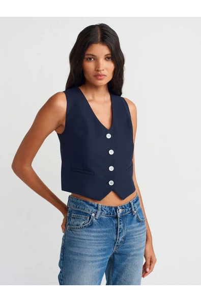 60560 DİLVİN KISA ÖZEL DİKİM YELEK - Resim 10