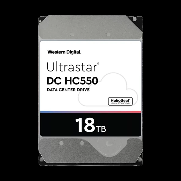 Wd Ultrastar, Wuh721818ale6l4, 3.5", 18tb, 512mb, 7200 Rpm, 7/24 Enterprise, Data Center-güvenlik-nas-server, Hdd (dc Hc ürün görseli